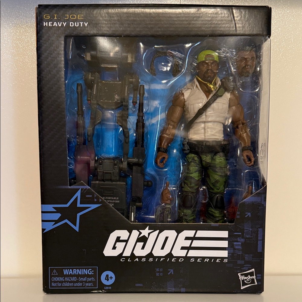 G.I. Joe Classified Series Heavy Duty Figure - White Vest, Green Camo Pants